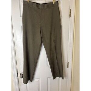 Stafford Men’s Size 35 x 31 Dress Pants Classic Fit Gray Straight Leg